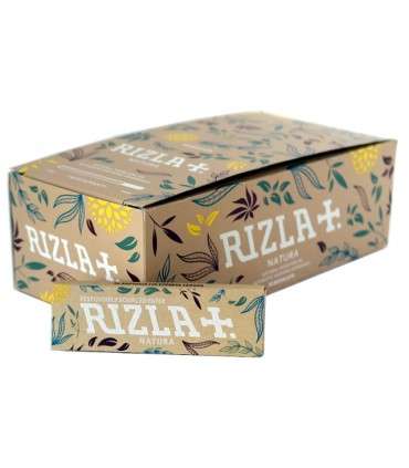 Χαρτάκια Rizla natura 50 ακατέργαστα (κουτί 50 τεμαχίων)