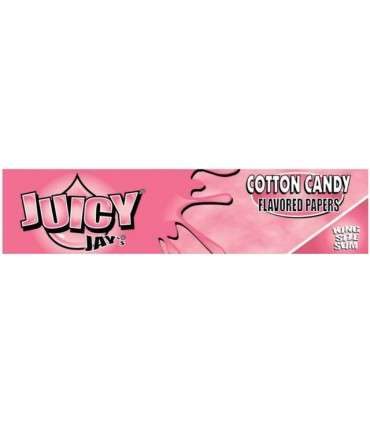 Χαρτάκια στριφτού Αρωματικά Juicy Jays King Size Cotton Candy (μαλλί της γριάς) - 1 Πακετάκι