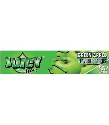 Χαρτάκια στριφτού Αρωματικά Juicy Jays King Size Green Apple (πράσινο μήλο) - 1 Πακετάκι