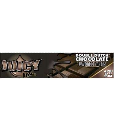 Χαρτάκια στριφτού Αρωματικά Juicy Jays King Size Double Dutch Chocolate (σοκολάτα) - 1 Πακετάκι
