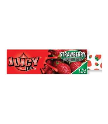 Χαρτάκια στριφτού Αρωματικά Juicy Jays 1&1/4 Strawberry (φράουλα) - 1 Πακετάκι