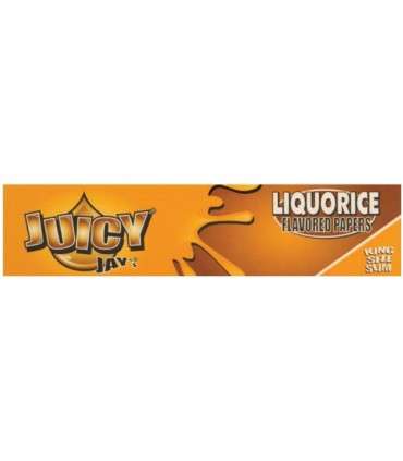 Χαρτάκια στριφτού Αρωματικά Juicy Jays King Size Liquorice (γλυκόριζα) - 1 Πακετάκι