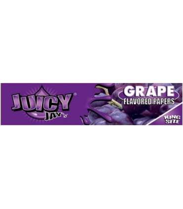 Χαρτάκια στριφτού Αρωματικά Juicy Jays King Size Grape (σταφύλι) - 1 Πακετάκι