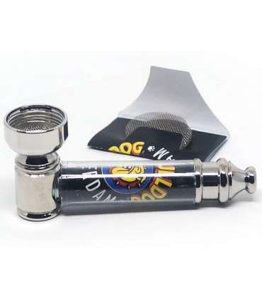 Πίπα με Σίτα THE BULLDOG METAL PIPE 70mm PI00027 ΜΕΤΑΛΛΙΚΗ