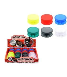 Κουτί με 20 Τρίφτες καπνού ATOMIC Plastic Grinder Rubber 42cm (3 parts) 0212419