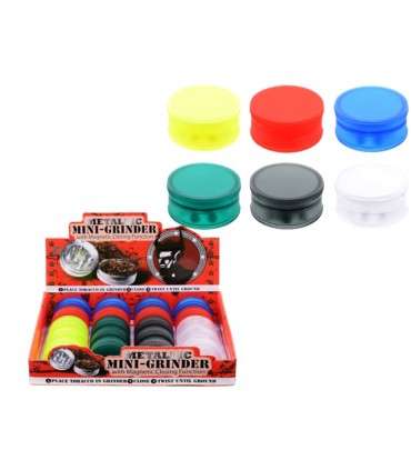 Κουτί με 20 Τρίφτες καπνού ATOMIC Plastic Grinder Rubber 42cm (3 parts) 0212419