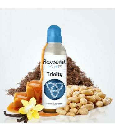 FLAVOURIST 2SHOTS TRINITY 30/70ML (καπνικό, φιστίκια και καραμέλα)