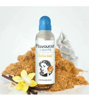 FLAVOURIST 2SHOTS GOLDEN LEAF 30/70ML (καπνικό με βανίλια και κρέμα)