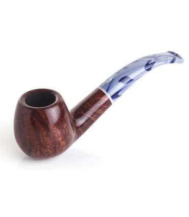 SAVINELLI OCEANO 626 SMOOTH BURGUNDY 9mm πίπα καπνού κυρτή - P350LBX-9