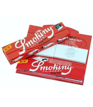 Χαρτάκια Smoking Thinnest King Size με 33 φύλλα και Τζιβάνες - 1 Πακετάκι