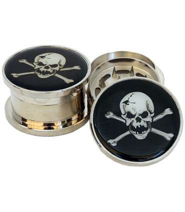 Τρίφτης καπνού BUDDY MT2 METAL GRINDER SKULL 52mm 18891 (3 parts)
