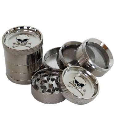 Τρίφτης καπνού BUDDY MT3 METAL GRINDER SKULL 52mm 11498 (5 parts)