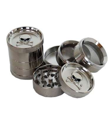 Τρίφτης καπνού BUDDY MT3 METAL GRINDER SKULL 52mm 11498 (5 parts)