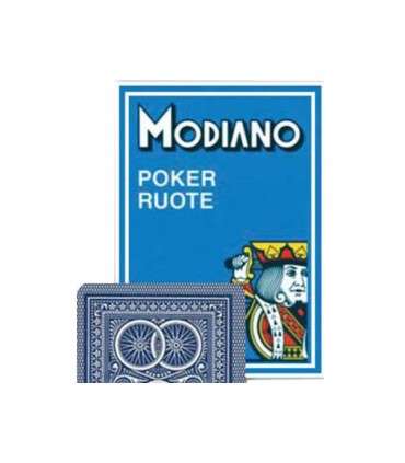 MODIANO POKER RUOTE ΜΠΛΕ ΤΡΑΠΟΥΛΑ ΑΠΟ ΠΛΑΣΤΙΚΟΠΟΙΗΜΕΝΟ ΧΑΡΤΙ