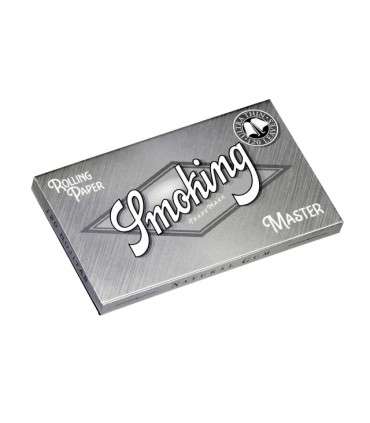 Χαρτάκια Smoking Master Ασημί Διπλό 120 φύλλα - 1 Πακετάκι
