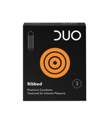 DUO RIBBED ΜΕ ΡΑΒΔΩΣΕΙΣ ΚΑΙ ΛΙΠΑΝΤΙΚΟ (3 ΠΡΟΦΥΛΑΚΤΙΚΑ)