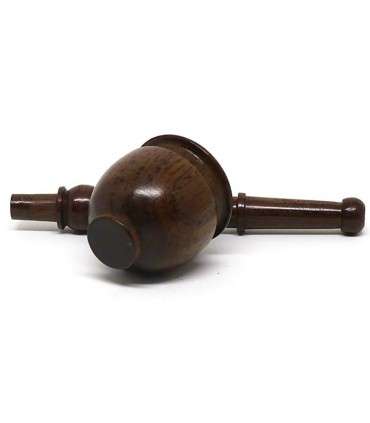 Ξύλινη πίπα με σήτα 005R Mini 95mm καφέ