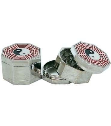 Τρίφτης καπνού 8 ANGLE GRINDER ACHT YING YANG 52mm 12157 (3 parts)