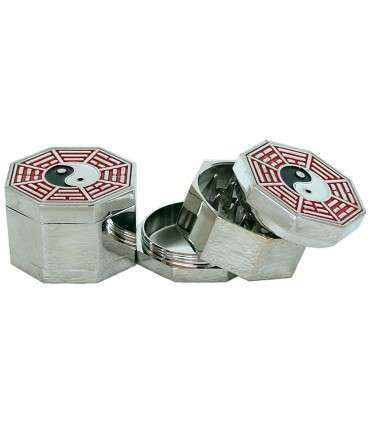 Τρίφτης καπνού 8 ANGLE GRINDER ACHT YING YANG 52mm 12157 (3 parts)